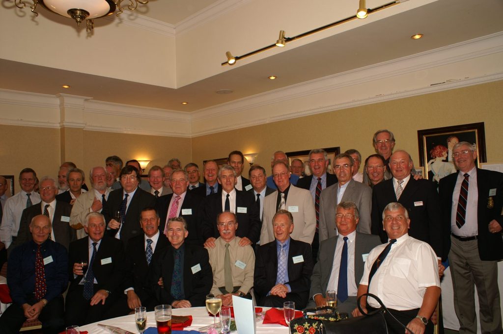 Members of the 100th Entry together at the 2006 reunion dinner in Ipswich