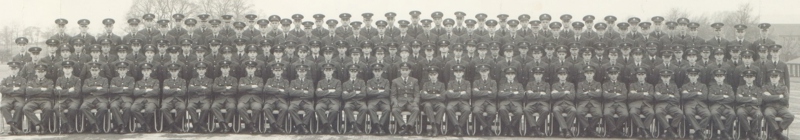 The 100th Entry group photograph, taken outside in early 1962